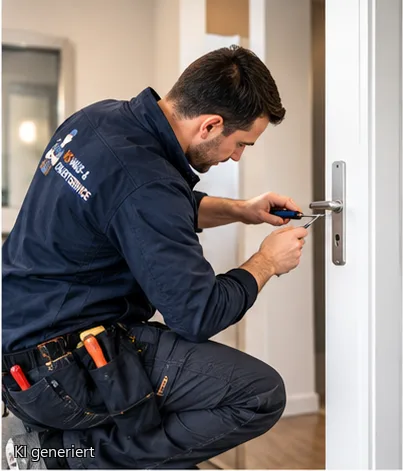 Reparatur eines Türschlosses durch KS Haus & Objektservice